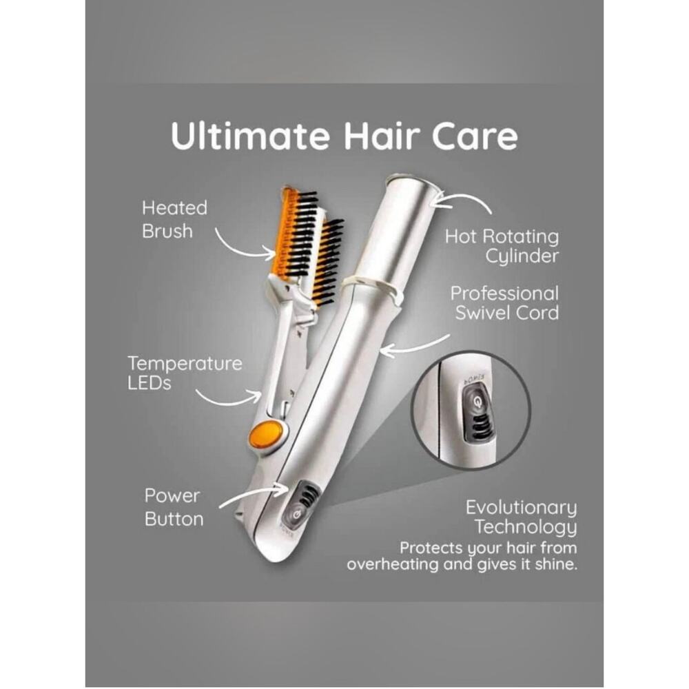InStyler Original Rotating Hair Styling Iron & Brush